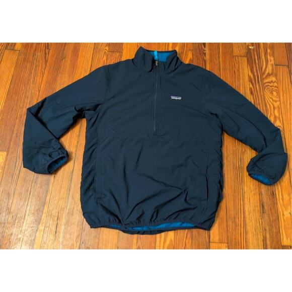 Patagonia 1/2 Zip Blue Fleece Lined Pullover Jacket Mens Small - Picture 1 of 6